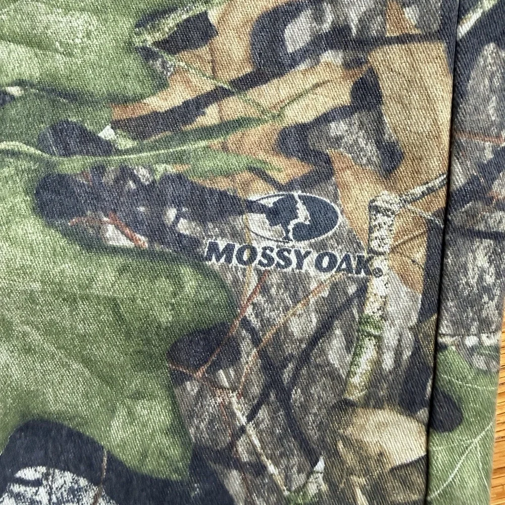 VNTG Mossy Oak Camo Cargo Pants Men L Style 0005 Obsession Hunting Camouflage